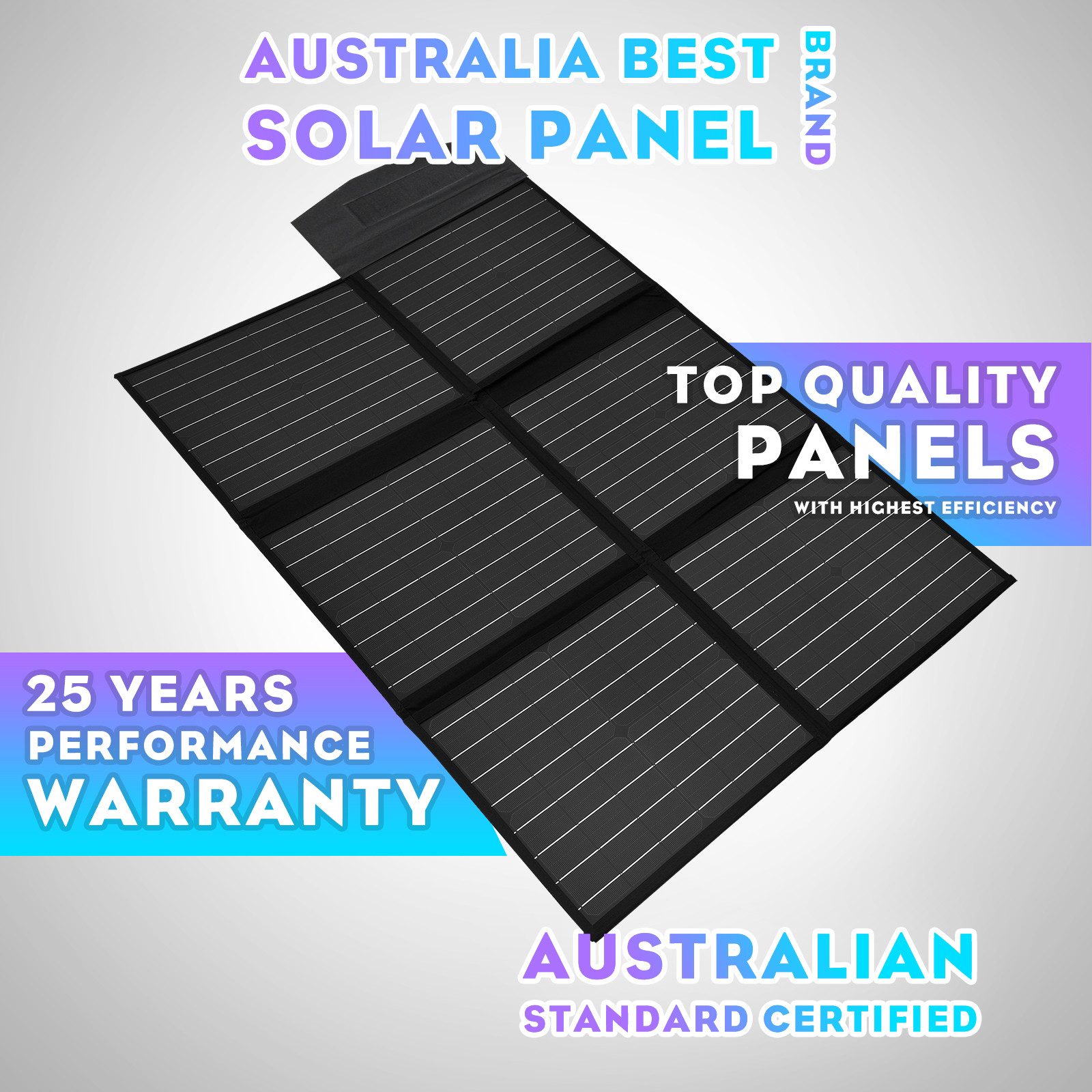 12V 250W 200W 160W 120W Folding Solar Panel Blanket Solar Mat Kit